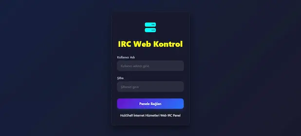 IRC Web Panel v2